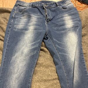 Women's Blue Boot Cut Jeans